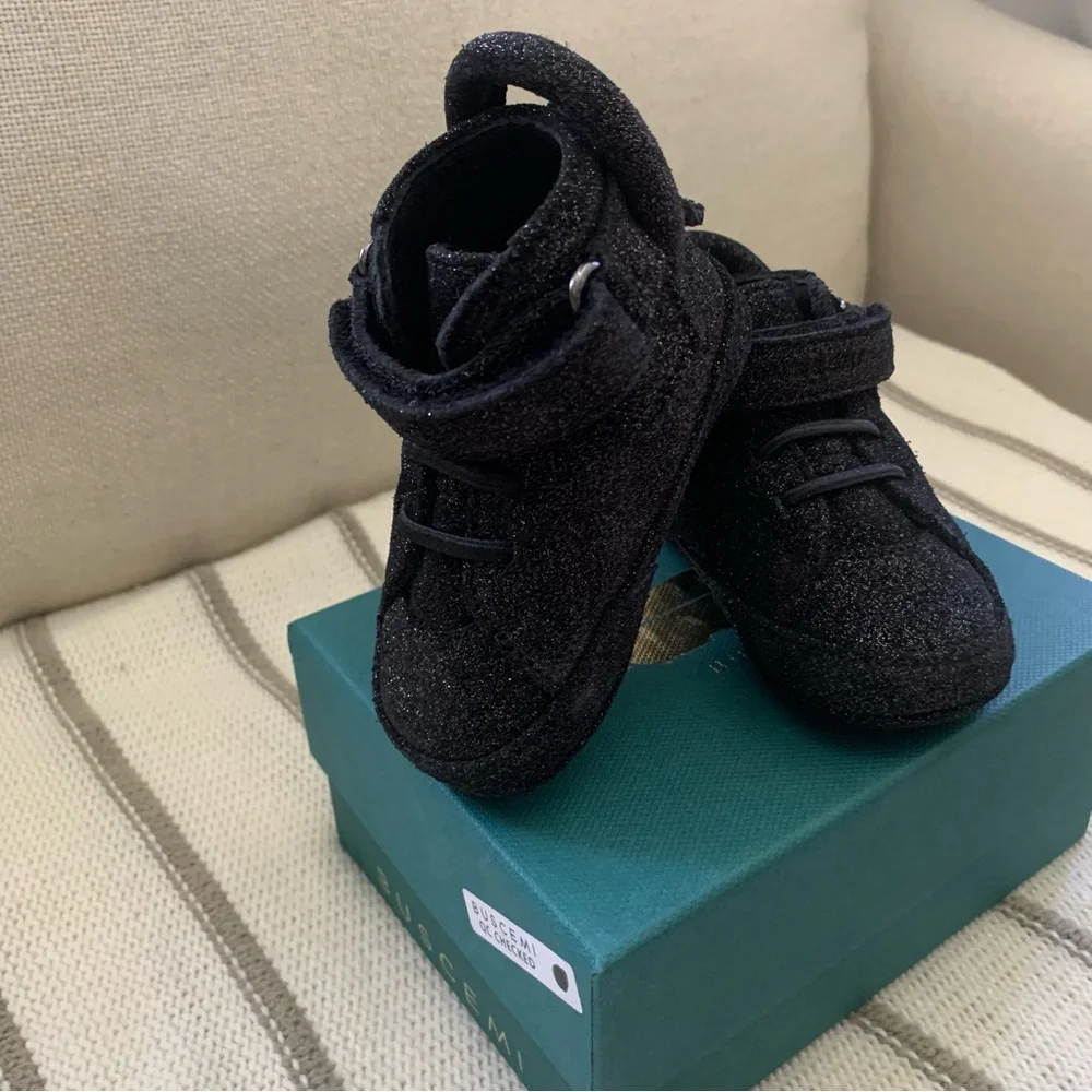 Buscemi Italian Hand Crafted Leather Shoes - Black NWB